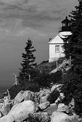 Bass Harbor Lighthouse in Acadia Park in Maine